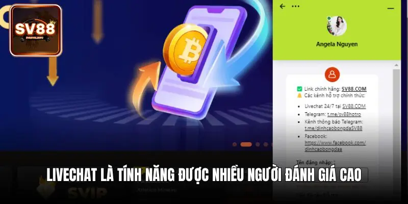 Livechat là tính năng được nhiều người đánh giá cao