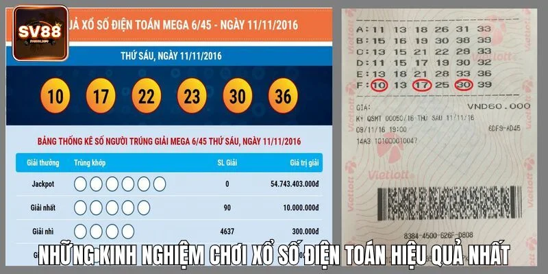 Những kinh nghiệm chơi xổ số điện toán bất bại